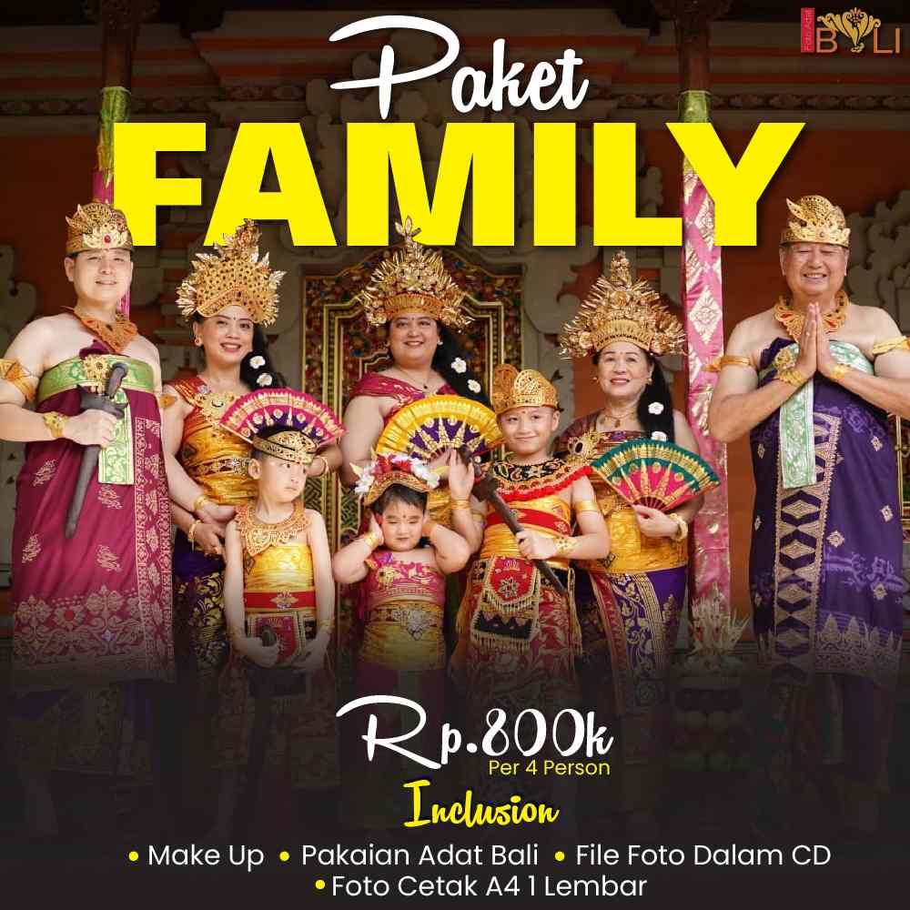 Paket Adat Bali Familly