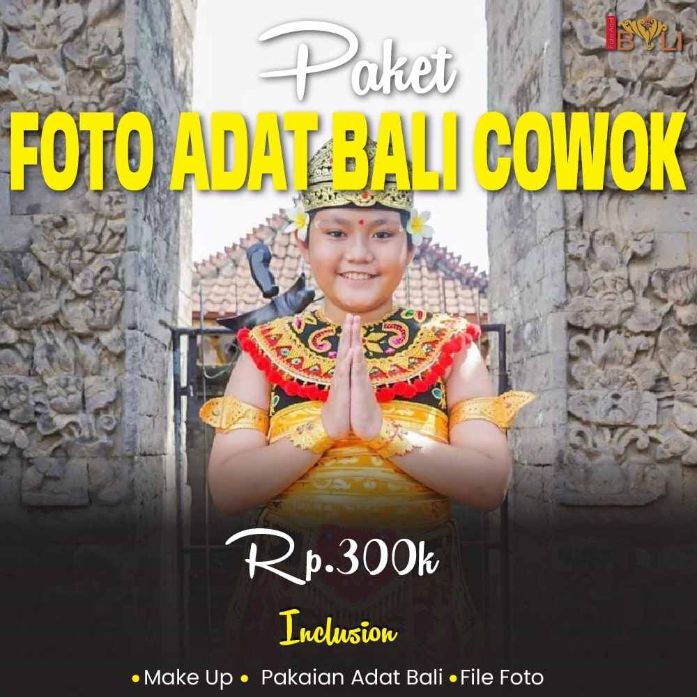 Foto Adat Bali Cowok