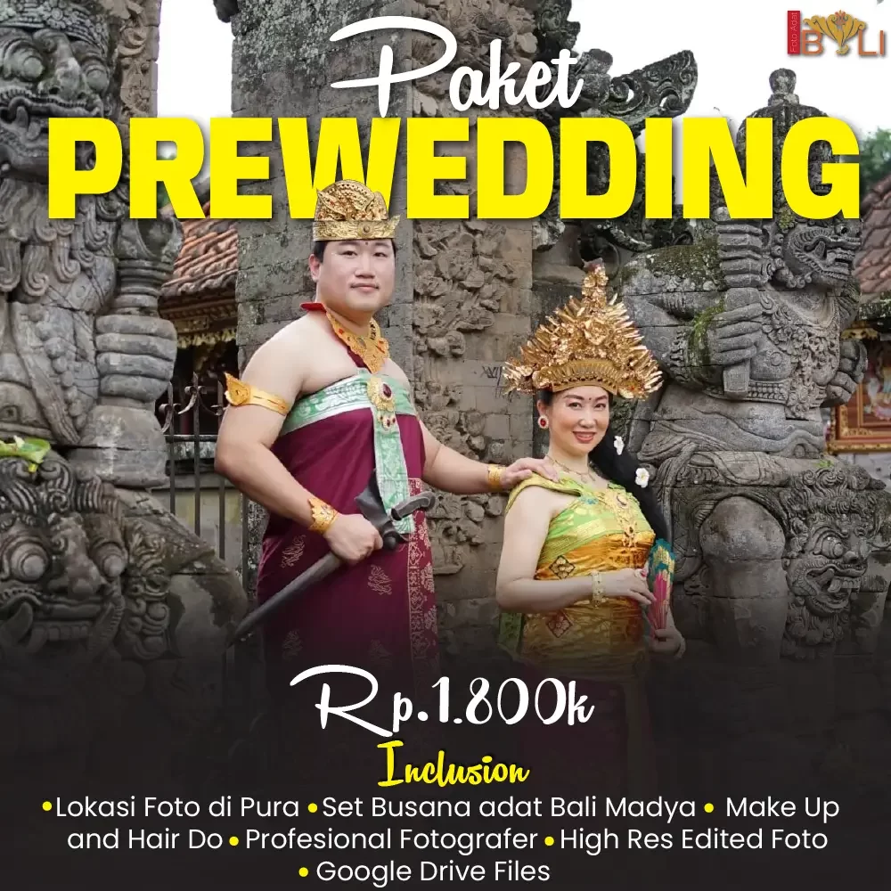 Paket Prewedding di Pulau Bali